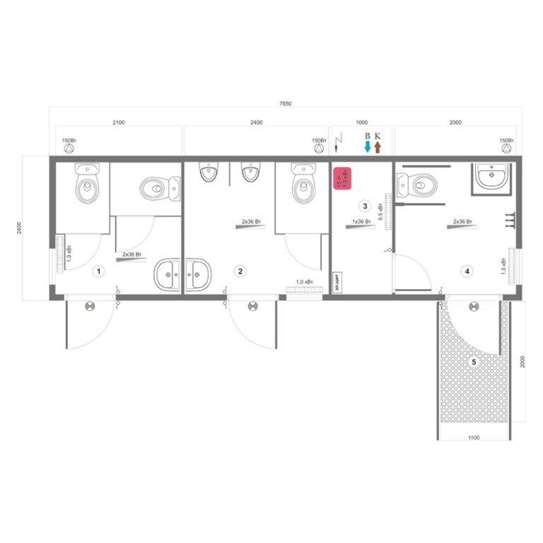 Модульный туалет СБМ-1ОС- 2 - Магазин ТУАЛЕТ.РУ (985) 259-22-83 Туалеты, туалетные кабины ...